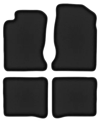 Image de Tapis de sol en moquette pour Toyota Carina E 1992-1998 (berline) – jeu 4 pièces, noirs, sur mesure – Wielganizator DURBAN