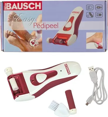 Produktbild von Peter Bausch Kabelloses Hornhautschleifgerät „EasyPedipeel“, mit ergonomischem Handgriff, 0328
