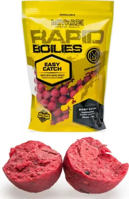 Produktbild von 3,3kg "MIVARDI EASY CATCH" rote 24mm Boilie English Strawberry