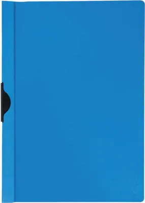 Image de Dossier à pince Q-Connect® KF00468 - bleu, capacité jusqu'à 60 feuilles