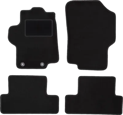 Immagine prodotto di Tappetini in velluto nero per: Peugeot 1007 Minivan (2004-2009)