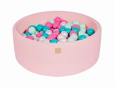 Produktbild von Runde Ball Grube 200 Bälle 90x30cm - Hellrosa