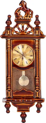 Immagine prodotto di Orologio vintage per casa delle bambole in scala 1:12, lega di legno, elegante decorazione per casa delle bambole in miniatura