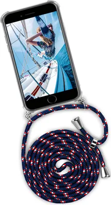 Produktbild von TWIST-Case + TWIST-Cord für iPhone 7 / iPhone 8, Farbe:Nautic Life (Silber)