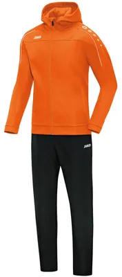 Produktbild von Jako Classico Präsentationsanzug Mit Kapuze Damen - Orange | Größe: 40