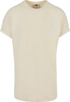 Produktbild von Urban Classics - SHAPED Long Turnup Tee whitesand - XL