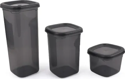 Obrázek produktu pro Hermia Concept, BNMPOLYAS18-51217, úložné boxy, sada úložných boxů (18 kusů), šedá, plast, 11 x 11 x 23 cm