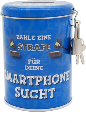 Produktbild von Strafe für Smartphone-Sucht Spardose