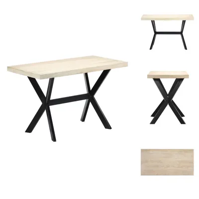 Immagine prodotto di vidaXL Tavolo da pranzo bianco 120x60x75 cm in legno massiccio di mango - Tavoli da pranzo
