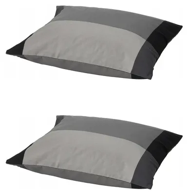 Obrázek produktu pro IKEA BRUNKRISSLA, povlak na polštář, černý, 50x60 cm