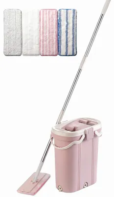 Produktbild von Wischmopp Set – Bodenwischer, 4xPad
