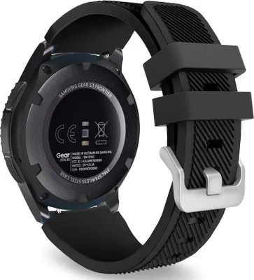Produktbild von BStrap Silicone Sport Armband für Huawei Watch GT3 46mm, black