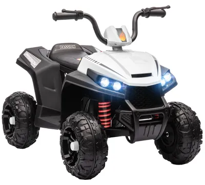 Produktbild von Elektro-Kinderquad. Licht & Musik. Federung. 5 km/h. 50 Min. Fahrzeit. fš¹r 3-5 Jahre. Wei?