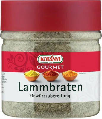 Produktbild von Kotanyi Lammbraten Gewürzzubereitung in 400 ccm, PET-Dose