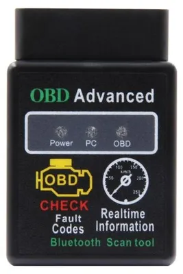 Zdjęcie produktu dla Interfejs Diagnoza Techstar OBD2 Bluetooth z układem ELM V1.5, Torque