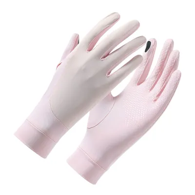 Produktbild von UV Schutz Handschuhe Damen Sommer Sonnenschutz Handschuhe für Radfahren Autofahren, Rosa