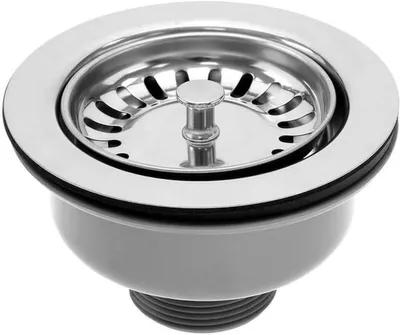 Abflussfilter Spüle - Korbstopfen - Abflussstopfen - 114 mm - 2 Packungen