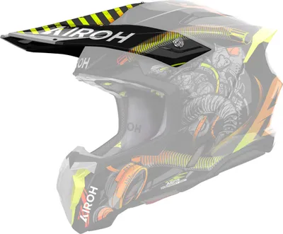 Zdjęcie produktu dla Frontino Helm Airoh Twist 3 Toxic Glossy