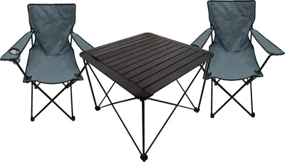 3er Campingmöbel Set Campingtisch Campingstuhl Regiestuhl Anglerstuhl
