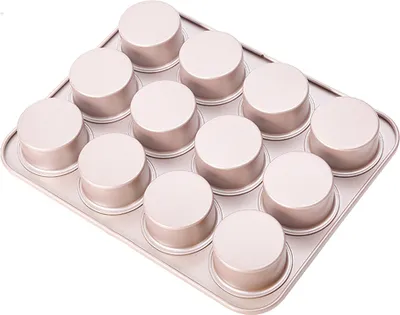 Produktbild von CANDeal Antihaft-Formen Zum Backen Von Muffin-Kuchen, Große Runde Scheibenform/englische Muffins-Pfanne Für Hamburger-Kuchen, Torte, Custard, Whoopie Pie, Eierpfanne