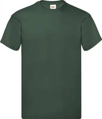 Image de Fruit of the Loom 61-082-0 | T-shirt original homme - Couleur : Bottle Green - Taille : XL