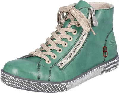 Produktbild von Rieker Damen Schnürboots Stiefeletten Schnürung Z1221, Größe:37 EU, Farbe:Grün