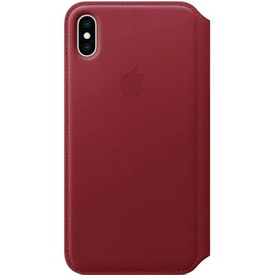 Produktbild von Apple MRX32ZM/A, Folio, Apple, iPhone XS Max, 16,5 cm (6.5"), Rot