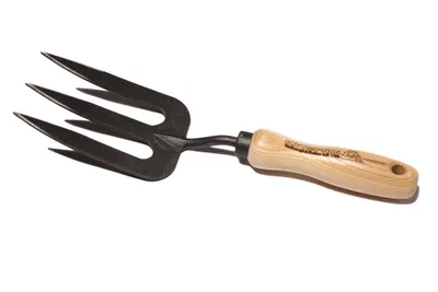 Produktbild von Krumpholz Handgabel (geschmiedet) 3 Zinken mit Eschengriff