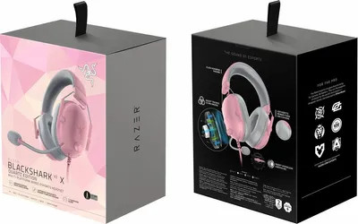 Immagine prodotto di Razer Blackshark V2 X, cablato, gioco, 12 - 28000 Hz, 240 g, cuffie, rosa