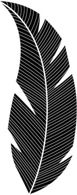 Produktbild von Holzstempel Blatt 5,7 x 2,6 cm
