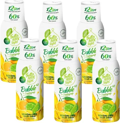 Image de FruttaMax Lemon Lime Light Sirop 500 ml, concentré, 6 pièces, Boisson Set