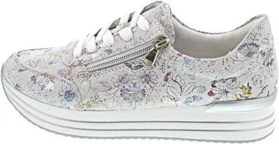 Produktbild von Remonte Damen Sneaker Floralmuster Reißverschluss D1326, Größe:39 EU, Farbe:Mehrfarbig