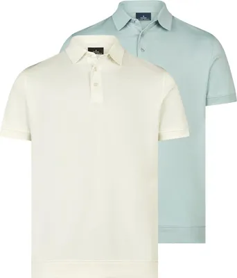 Produktbild von RAGMAN 2er Pack Basic Poloshirt Hochwertiges Material für n Komfort, Eleganter Kent-Kragen für stilvolle Effekte, Vielseitig kombinierbar für jeden Anlass