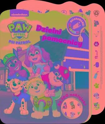 Produktbild von Psi Patrol Dzielni pomocnicy - Kolorowanki naklejanki