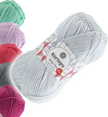 Produktbild von 100g Strickgarn Kartopu BABY ONE Antipilling Babywolle Babystrickgarn, 45 Farben