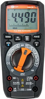 Produktbild von CMM-30 Industriemultimeter mit Kalibrierungszertifikat