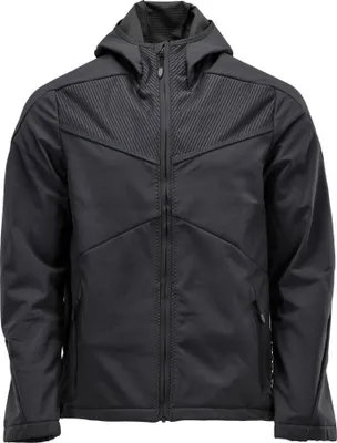 Immagine prodotto di Giacca softshell con cappuccio nera, taglia L MASCOT 22102-649-09