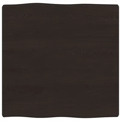 Produktbild von vidaXL Tischplatte 60x60x(2-4) cm Massivholz Behandelt Baumkante