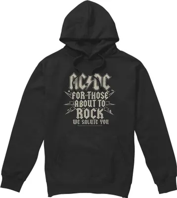 Obrázek produktu pro AC/DC - Pánská mikina s kapucí "Salute" TV7311 (S) (Black)