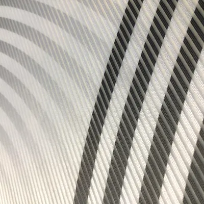 Produktbild von BEXON Schiebegardine, Halbkreismotiv, halbtransparent, 260x60 cm