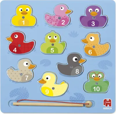 Produktbild von Jumbo GOULA - Magnetisches Entenpuzzle, 11 Stück(e), Tiere, 2 Jahr(e)