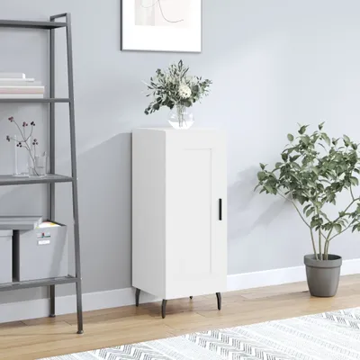 Produktbild von vidaXL Sideboard Weiß 34,5x34x90 cm Holzwerkstoff