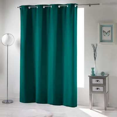 Obrázek produktu pro Zatemňovací závěs s oky, 135 x 260 cm, zelený