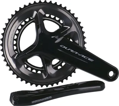 Produktbild von Shimano Dura Ace R9100 Kurbelgarnitur Schwarz 172.5 mm / 52/36t Schwarz 172.5 mm