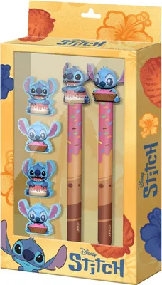 Image de Karactermania - Zestaw 4 gumek do ścierania Disney Stitch - Akcesoria szkolne