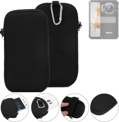 Produktbild von K-S-Trade Neopren-Hülle Handyhülle kompatibel mit Oukitel WP21 Schutzhülle Neoprenhülle Sleeve Schutz-Hülle Gürtel Tasche Case Holster