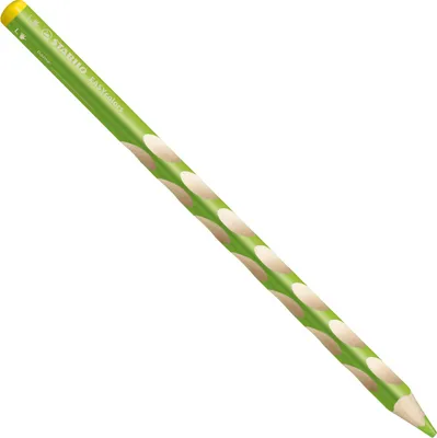 Image de Crayon de couleur ergonomique pour gauchers - STABILO EASYcolors - Crayon simple - vert feuillage