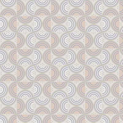Immagine prodotto di Profhome 390612-GU Carta da parati retrò geometrica crema grigio-beige blu arancione 5,33 m2