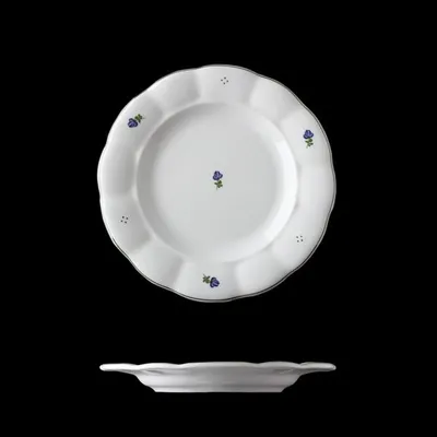 Produktbild von Dessertteller, tschechisches Porzellan, Blumen, 19 cm, G. Benedikt