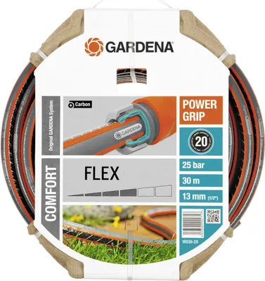 Produktbild von Comfort FLEX Schlauch 13mm (1/2") (schwarz/orange, 30 Meter)